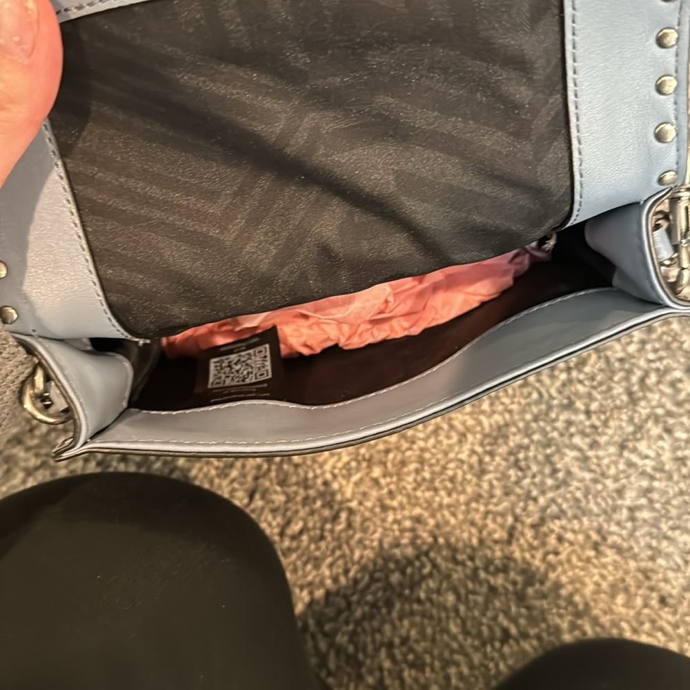Rebecca Minkoff Midnighter Mini Messenger - Dusty Blue - Picture 7 of 12